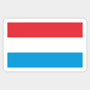 Flag of Luxembourg Sticker